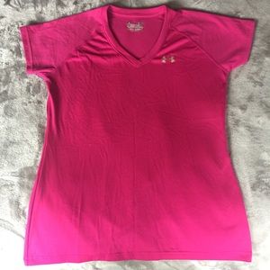 Under Armor Heat Gear V-neck T Shirt